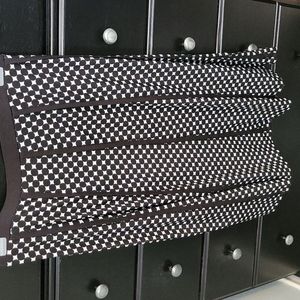 Formal black and white skirt